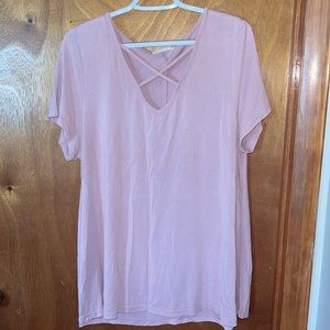 Pink boutique top